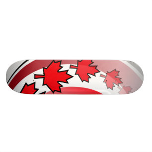 Skateboard Plate-forme canadienne de feuille d'érable