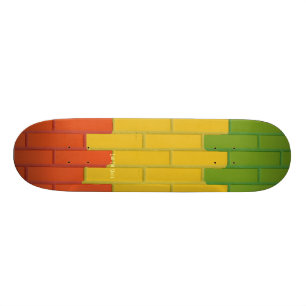 Skateboard Plate-forme de briques de Rasta de patin de Che du
