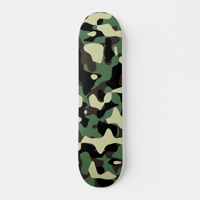 Skateboard Plate-forme de Camo 2 de région boisée (Devant)