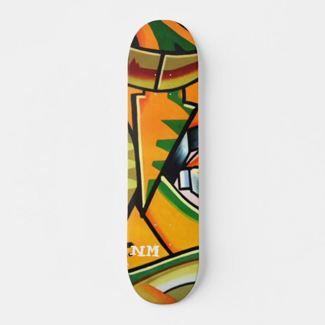 Skateboard plate-forme de graffiti (Devant)