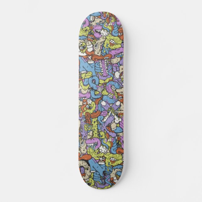Skateboard Plate-forme de patin d'Alphabetcha (Recto)