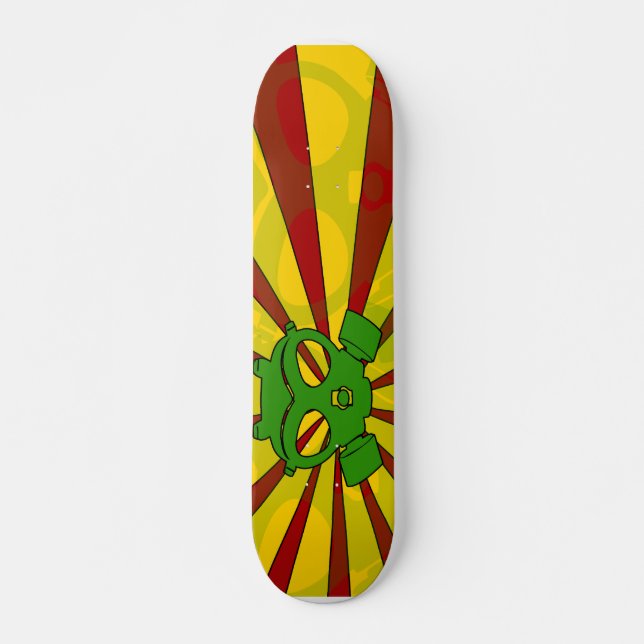 Skateboard Plate-forme de patin de masque de RiotCore Rasta (Devant)