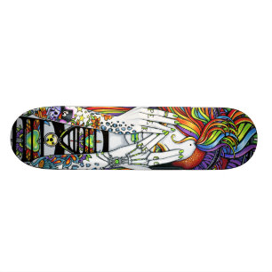 Skateboard Plate-forme de patin de tatouage de jockey de