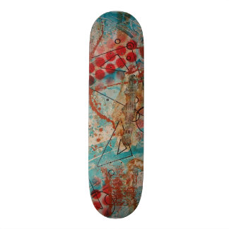 Skateboard Plate-forme de planche à roulettes d'art abstrait