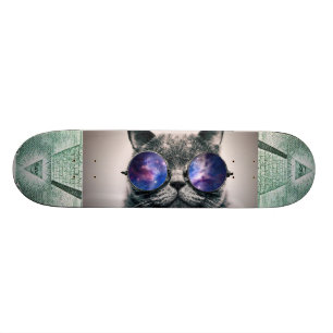 Skateboard plate-forme de planche à roulettes de chat