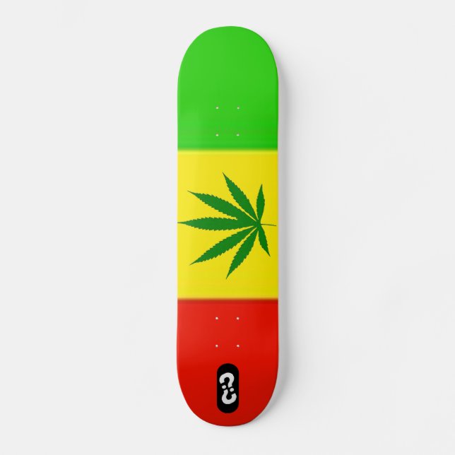 Skateboard Plate-forme de Rasta (Recto)