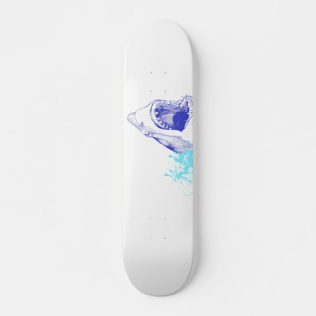 Skateboard Plate-forme de requin bleu (Devant)