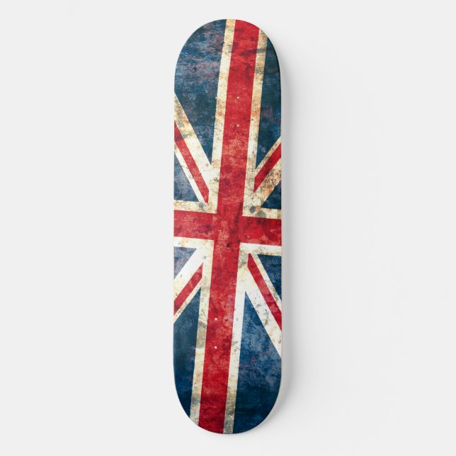 Skateboard Plate-forme d'Union Jack (Recto)