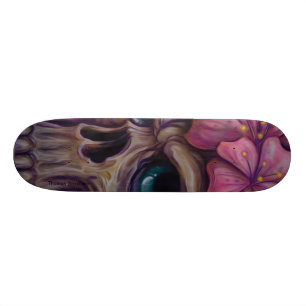 Skateboard plate-forme girly de patin de crâne
