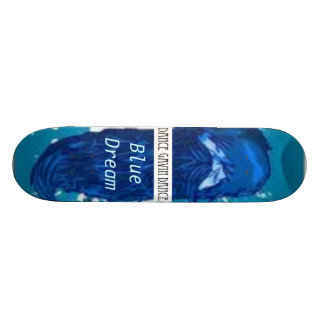 Skateboard Plate-forme rêveuse bleue de barbe de danse de