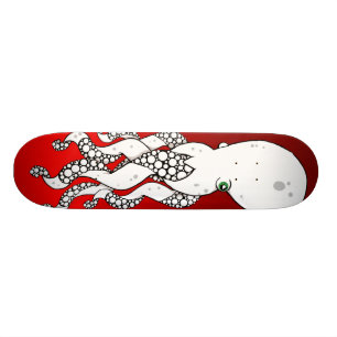 Skateboard Plate-forme (rouge) de planche à roulettes de