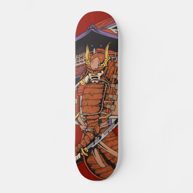 Skateboard Plate-forme samouraï japonaise de planche à (Recto)