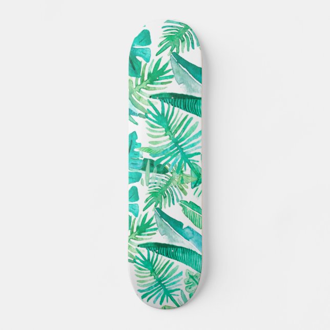 Skateboard Plate-forme tropicale de feuille par conception de (Recto)