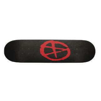 Skateboard Plate-formes rouges et noires brutales de planche