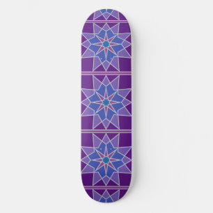 Skateboard Platines motif en mosaïque