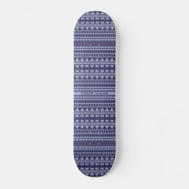 Skateboard Platins Motifs Aztec personnalisés (Recto)