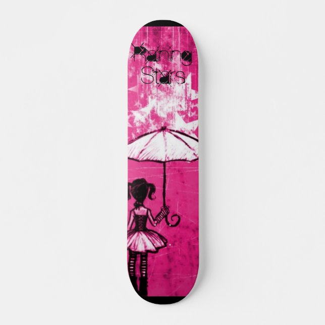 Skateboard Pleuvoir des étoiles (Devant)