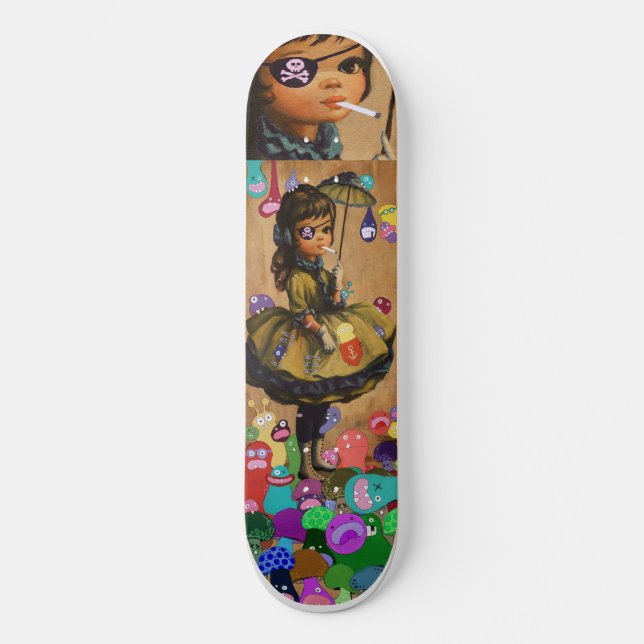 Skateboard Pleuvoir des monstres (Recto)