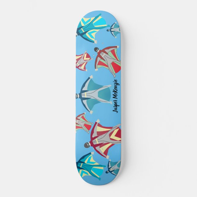 Skateboard Plongée en ciel (Recto)