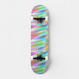 Skateboard Pluie arc-en-ciel