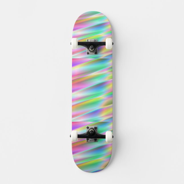 Skateboard Pluie arc-en-ciel (Recto)
