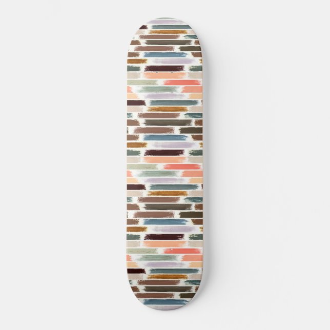Skateboard Pluie de couleurs 2 (Recto)