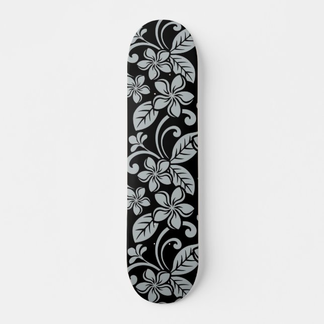 SKATEBOARD PLUMERIA (NOIR/GRAY) (Devant)