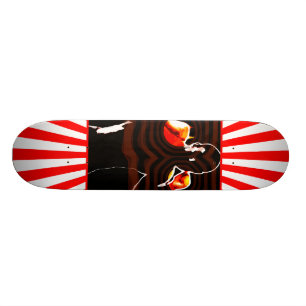 Skateboard poings du feu