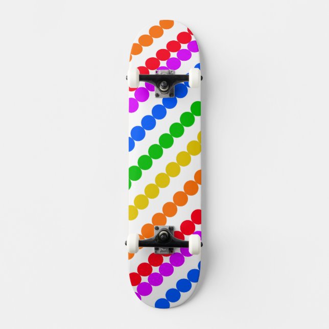 Skateboard Points Arc-en-ciel (Recto)