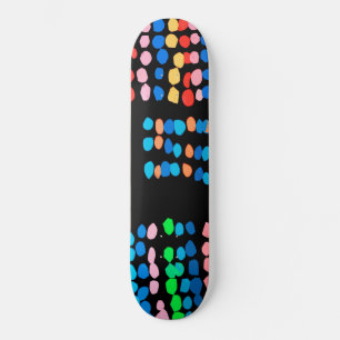 Skateboard Points colorés