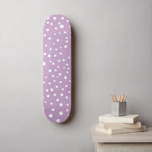 Skateboard Points Dalmatiens Lilac, Points Dalmatiens, Pots D