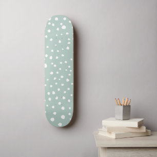 Skateboard Points Dalmatiens verts, Points Dalmatiens, Pots D