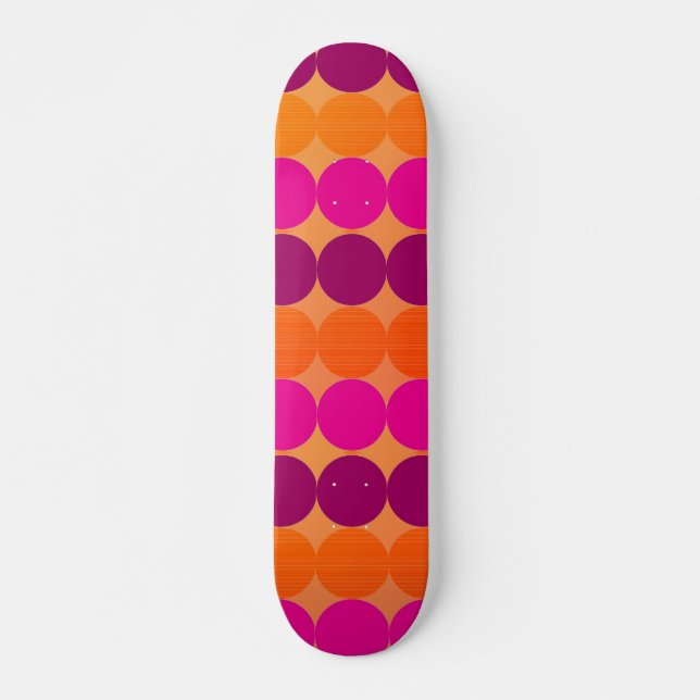 Skateboard pois (Devant)