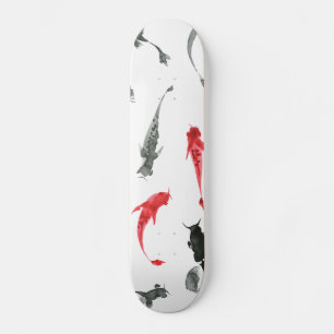 Skateboard Poissons japonais