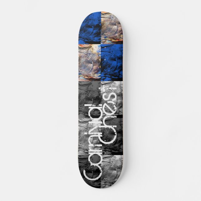 Skateboard poitrine de carnaval (Recto)