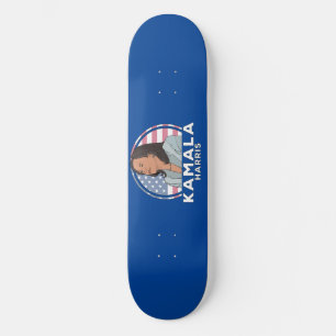 Skateboard Politique Kamala Harris