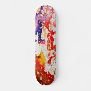 Skateboard Polychromoptique #1A by Michael Moffa