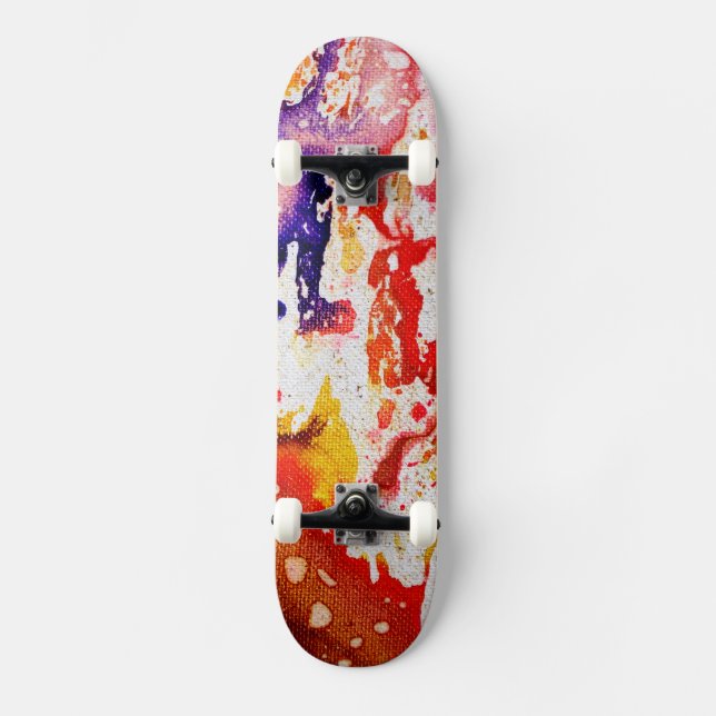 Skateboard Polychromoptique #1A by Michael Moffa (Recto)