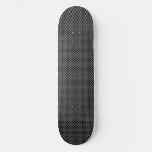 Skateboard Polymère noir et gris de fibre de carbone