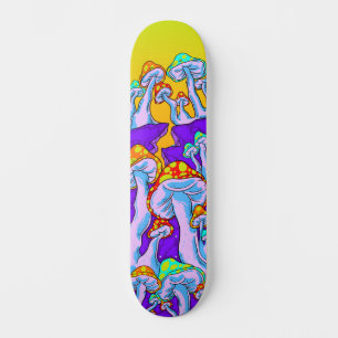 Skateboard Polymorph Psychedelic Champhroom Mountain Skateboa