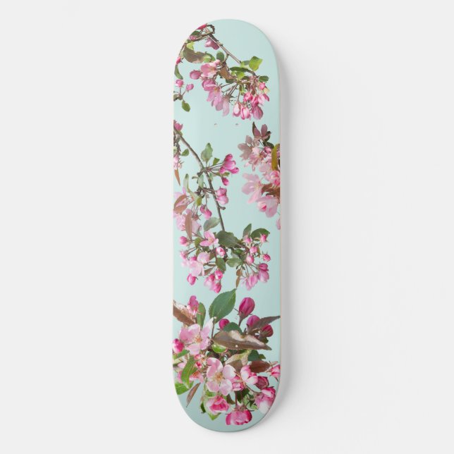 Skateboard Pommes fleuries (Recto)