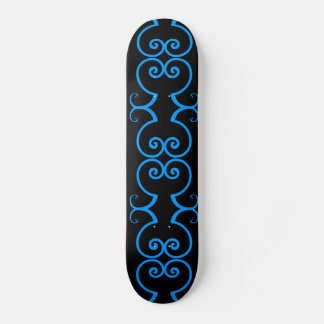SKATEBOARD PONT DE SKATE BLEU ET NOIR