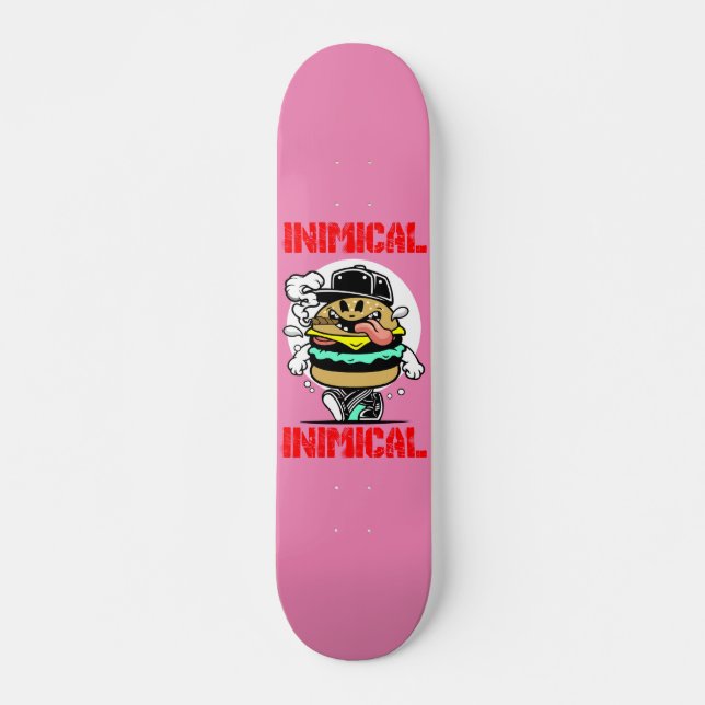 Skateboard Pont de Skate Boi Burger Inimical (Devant)