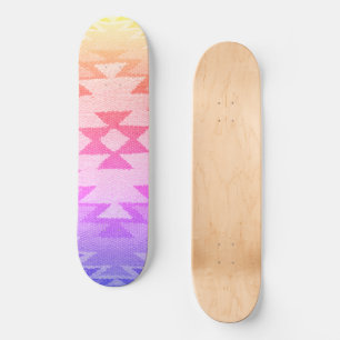 Skateboard Pont De Skate Du Sud-Ouest, Couleurs Été Lumineuse