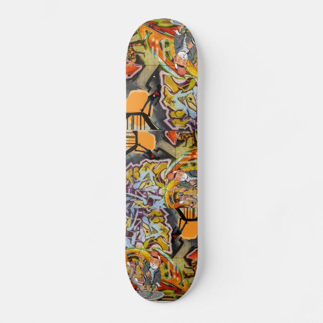 Skateboard Pont Graffiti (Recto)