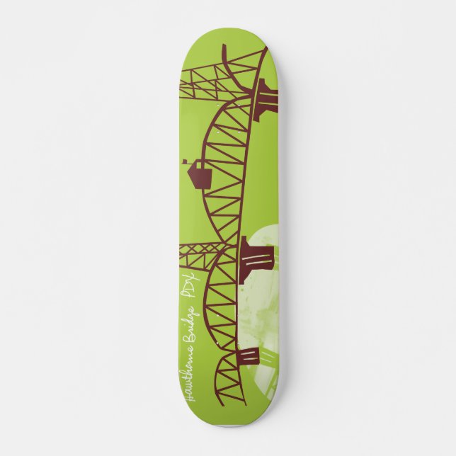 Skateboard Pont Hawthorne, Patinage PDX (Devant)