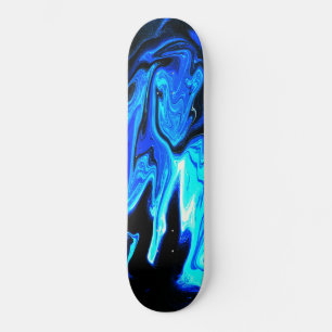 Skateboard Pont Iridescendant Abstrait