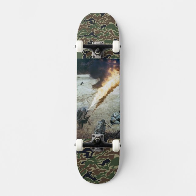 Skateboard pont lance-flammes 2 de la guerre mondiale (Recto)