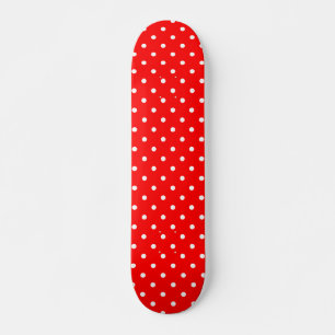Skateboard Pont Red Pois