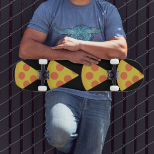 SKATEBOARD PONT SKATEBOARDS ROUGE PIZZA